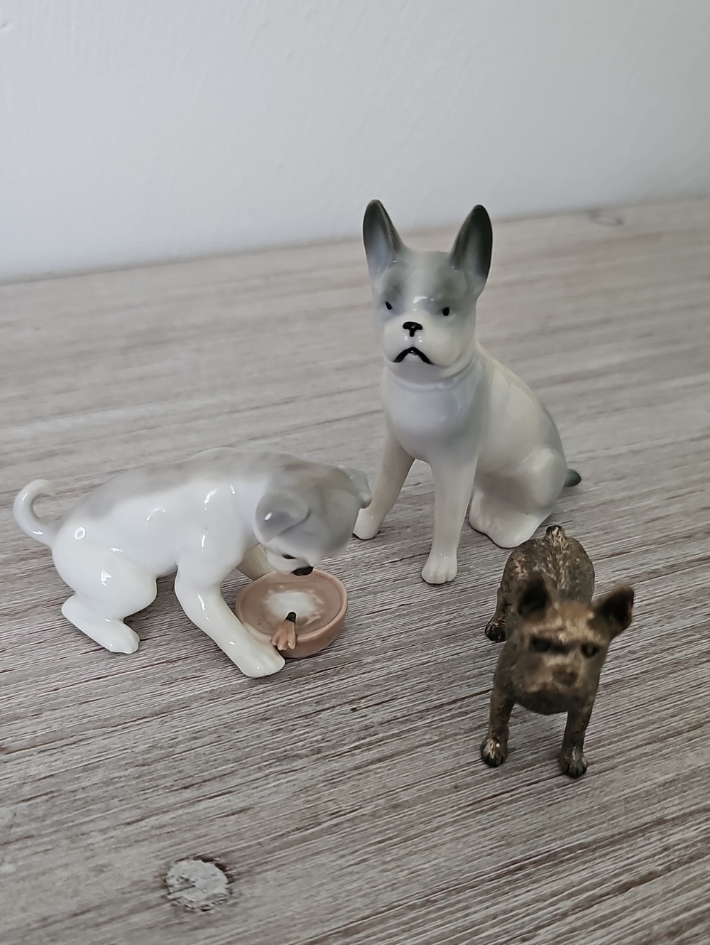 Vintage Dog Figurines Lot of 3